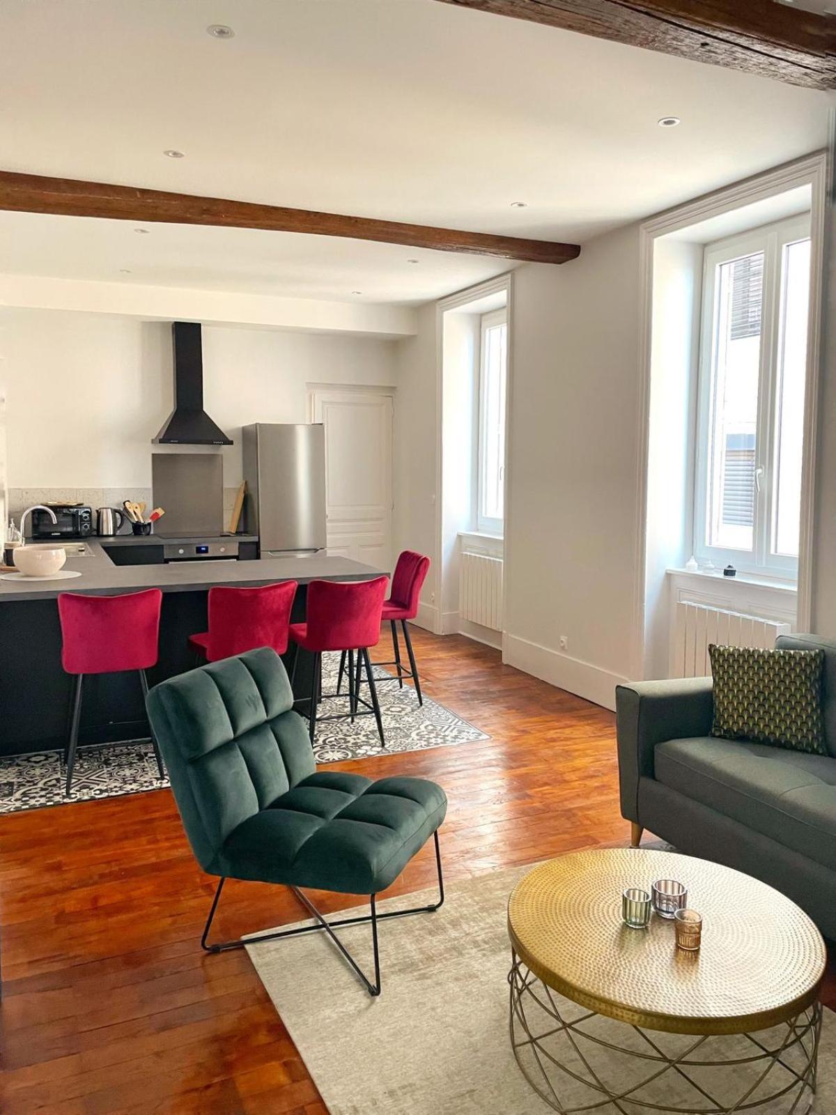 Center Macon Charmant Appartement Avec Vue Sur La Saone 외부 사진